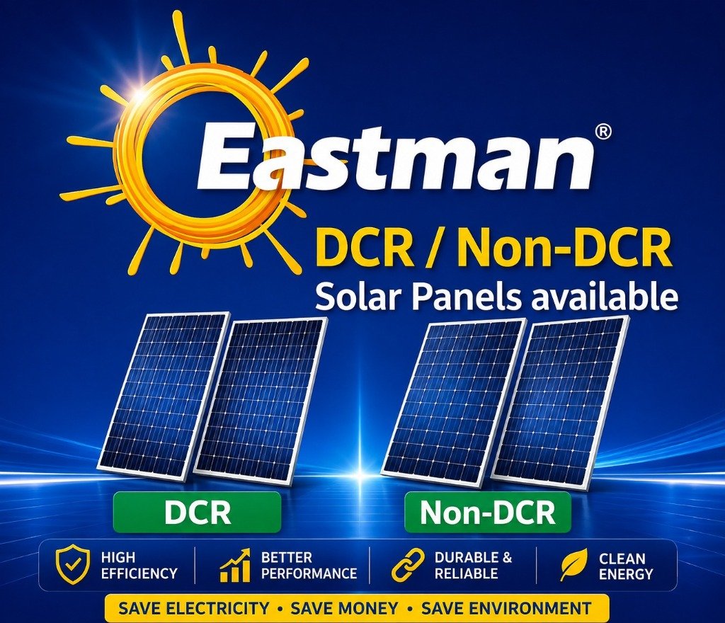 Eastman Solar DCR & Non-DCR Modules Authorized Partner - Shree Krishna Associate