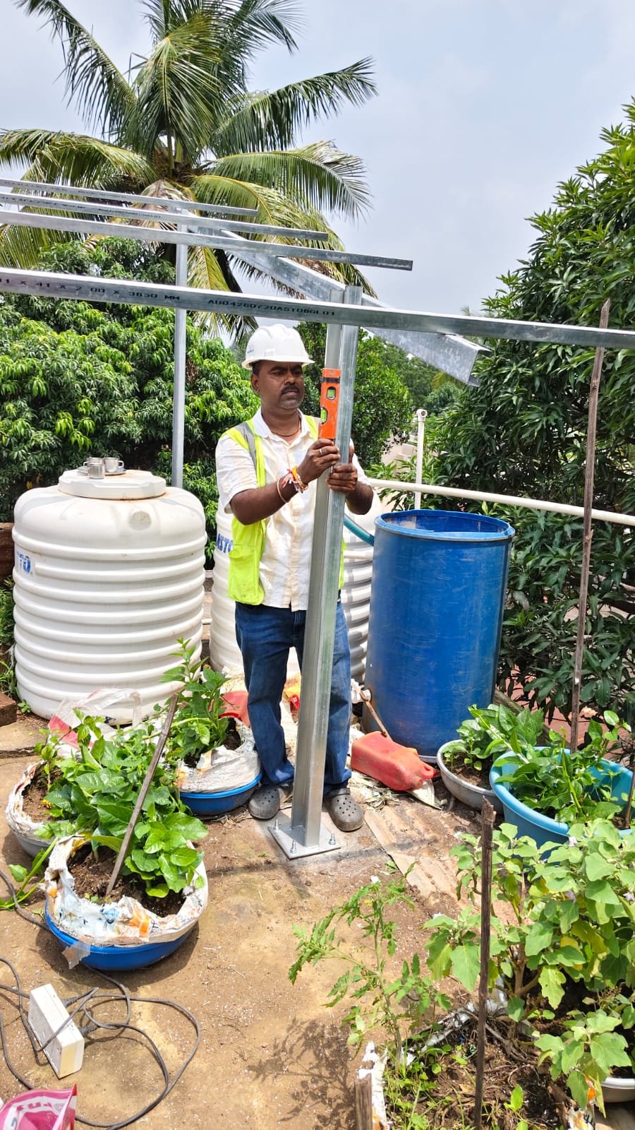 Shree Krishna Associate Rooftop Solar Plant Installation in Raipur Chhattisgarh - Field Photo 24