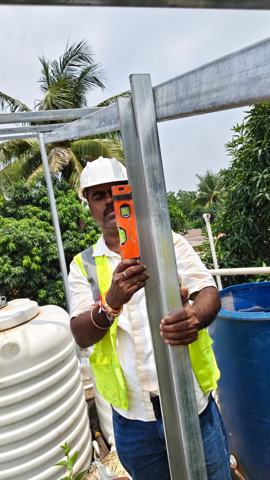 Shree Krishna Associate Rooftop Solar Plant Installation in Raipur Chhattisgarh - Field Photo 27