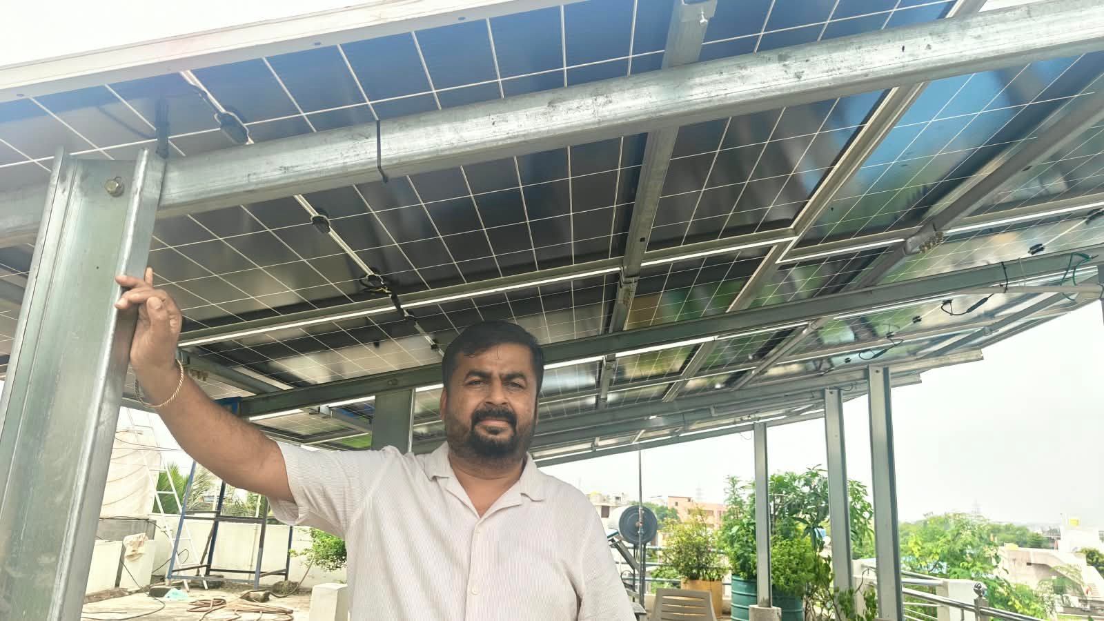 Shree Krishna Associate Rooftop Solar Plant Installation in Raipur Chhattisgarh - Field Photo 46