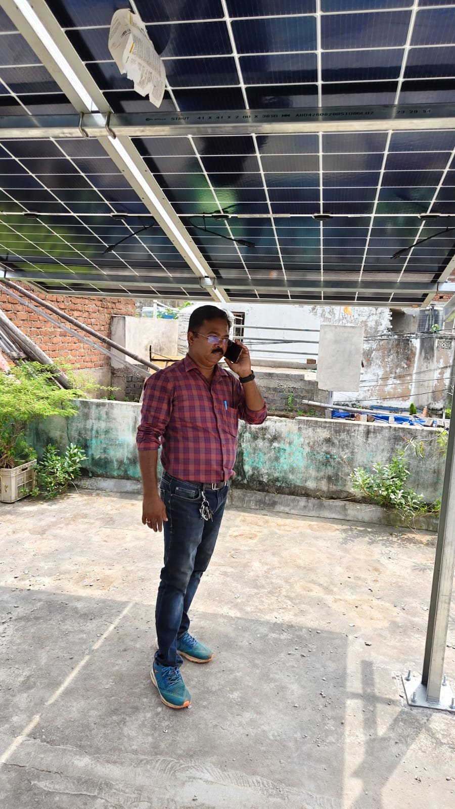 Shree Krishna Associate Rooftop Solar Plant Installation in Raipur Chhattisgarh - Field Photo 76